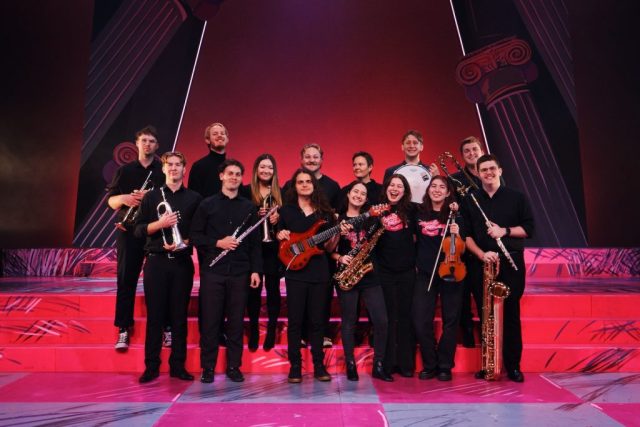 Legally Blonde Band! Queensland Academy of Excellence in Musical Theatre, Griffith University. August 2024